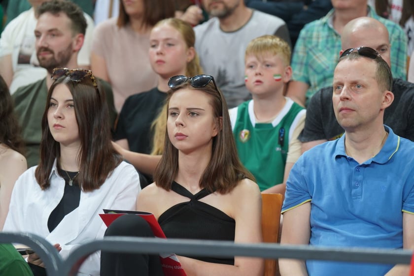 Mecz Śląska Wrocław z Treflem Sopot w Hali Stulecia.