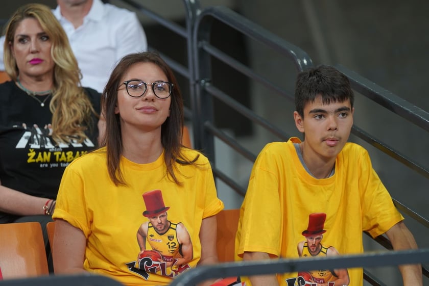 Mecz Śląska Wrocław z Treflem Sopot w Hali Stulecia.