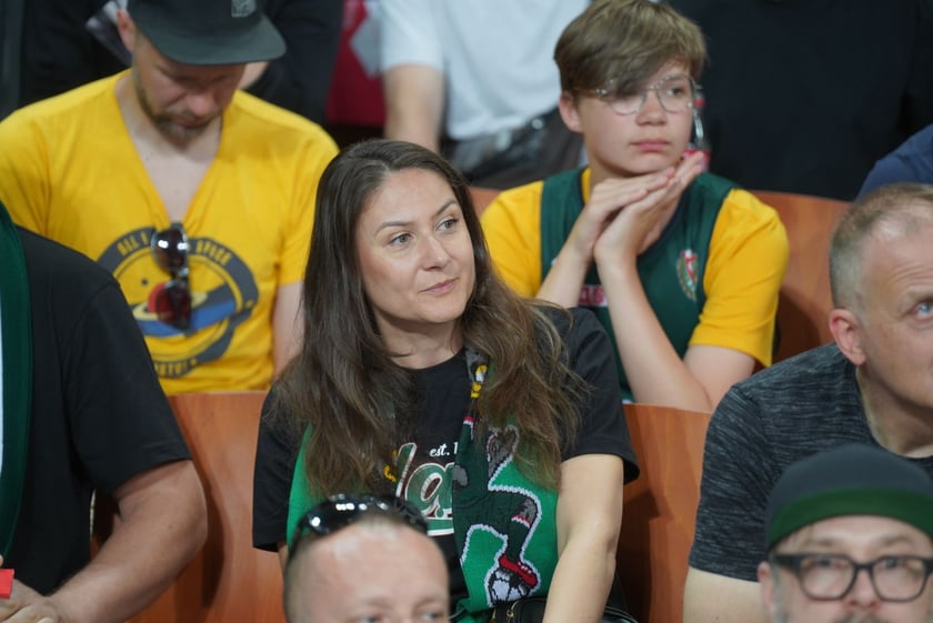 Mecz Śląska Wrocław z Treflem Sopot w Hali Stulecia.