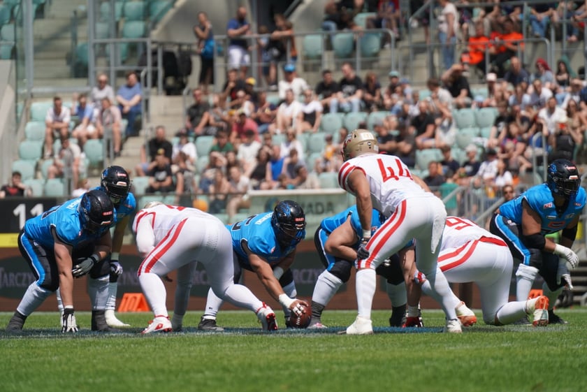 Mecz Panthers Wrocław - Berlin Thunder na Tarczyński Arenie i kibice - 26 maja