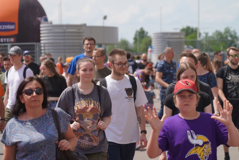 Mecz Panthers Wrocław - Berlin Thunder na Tarczyński Arenie i kibice - 26 maja
