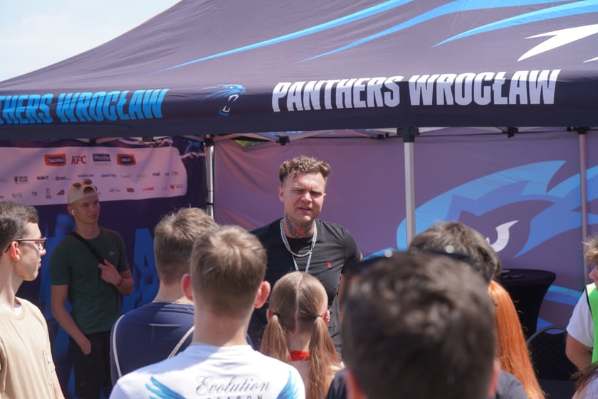 Mecz Panthers Wrocław - Berlin Thunder na Tarczyński Arenie i kibice - 26 maja