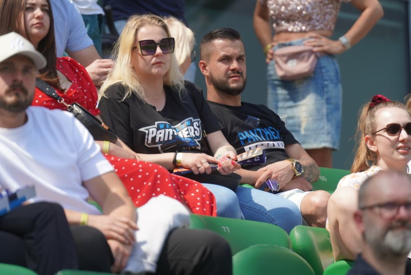 Mecz Panthers Wrocław - Berlin Thunder na Tarczyński Arenie i kibice - 26 maja