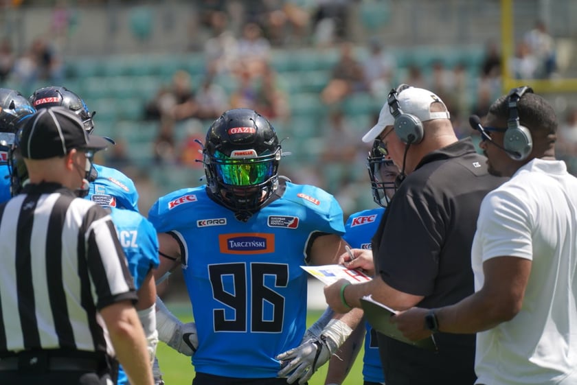 Mecz Panthers Wrocław - Berlin Thunder na Tarczyński Arenie i kibice - 26 maja