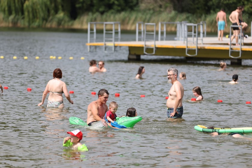 Wrocławianie na kąpielisku Morskie Oko, 30 czerwca 2024