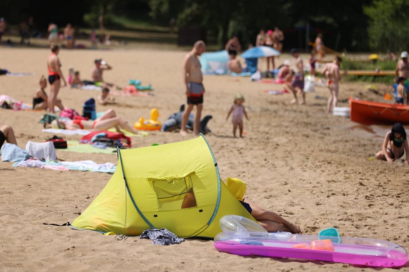 Wrocławianie na kąpielisku Morskie Oko, 30 czerwca 2024