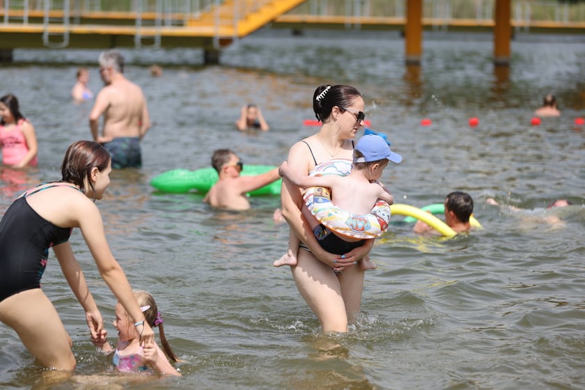 Wrocławianie na kąpielisku Morskie Oko, 30 czerwca 2024