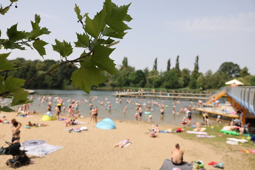 Wrocławianie na kąpielisku Morskie Oko, 30 czerwca 2024