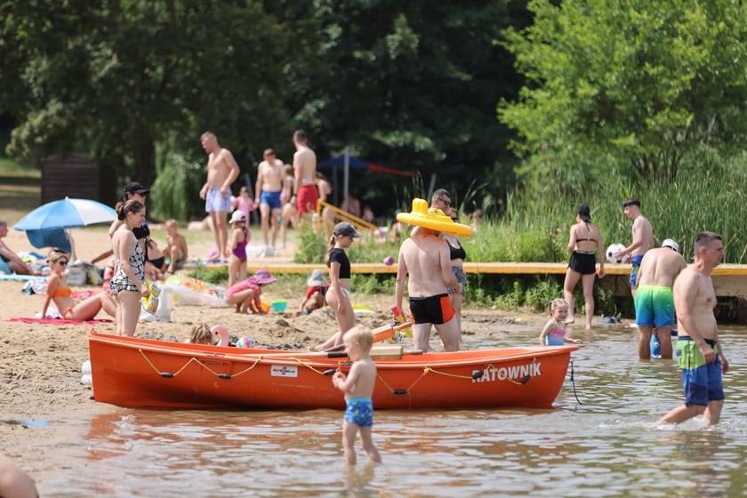 Wrocławianie na kąpielisku Morskie Oko, 30 czerwca 2024