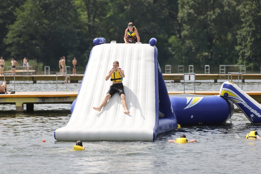 Wrocławianie na kąpielisku Morskie Oko, 30 czerwca 2024