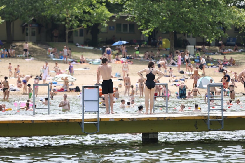 Wrocławianie na kąpielisku Morskie Oko, 30 czerwca 2024