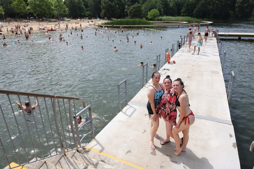 Wrocławianie na kąpielisku Morskie Oko, 30 czerwca 2024