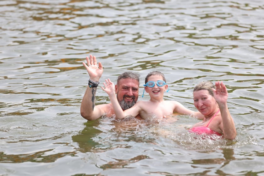 Wrocławianie na kąpielisku Morskie Oko, 30 czerwca 2024