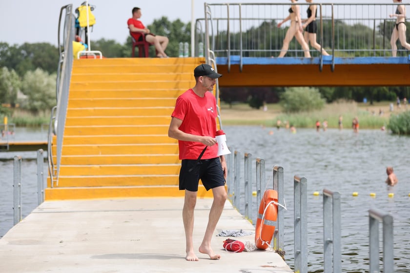 Wrocławianie na kąpielisku Morskie Oko, 30 czerwca 2024