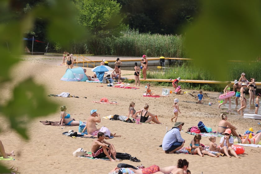 Wrocławianie na kąpielisku Morskie Oko, 30 czerwca 2024