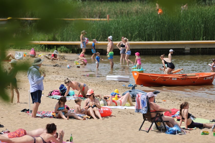 Wrocławianie na kąpielisku Morskie Oko, 30 czerwca 2024