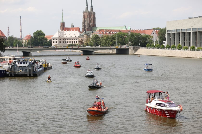 Parada statków na Dniu Marynarza Rzecznego, 30 czerwca 2024