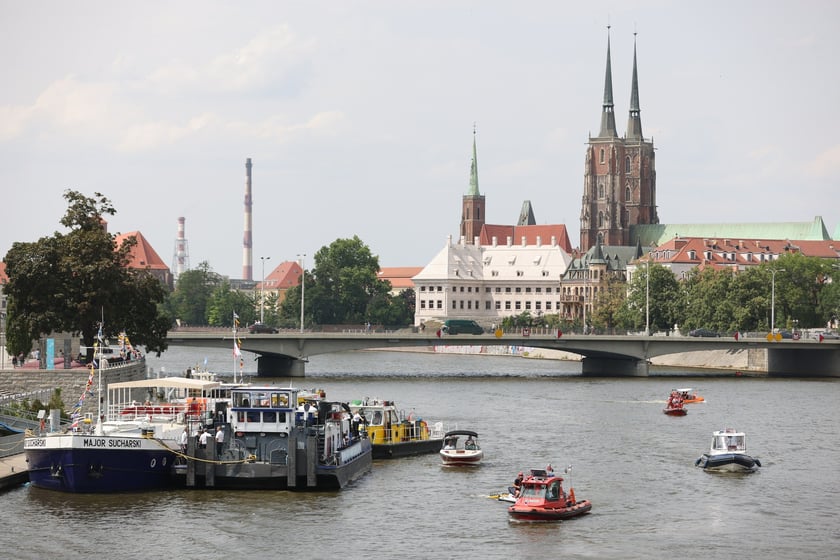 Parada statków na Dniu Marynarza Rzecznego, 30 czerwca 2024