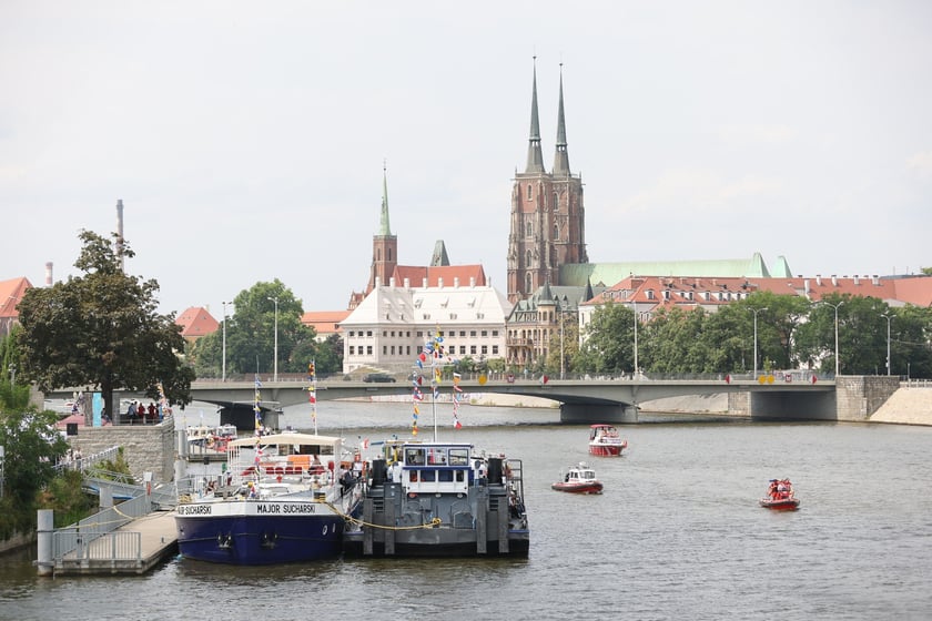 Parada statków na Dniu Marynarza Rzecznego, 30 czerwca 2024