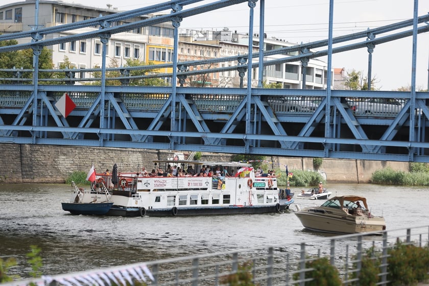 Parada statków na Dniu Marynarza Rzecznego, 30 czerwca 2024