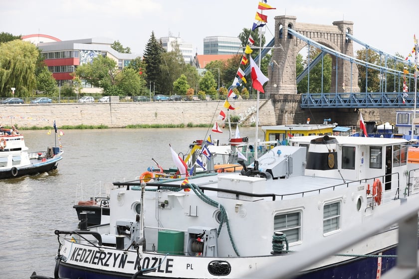 Parada statków na Dniu Marynarza Rzecznego, 30 czerwca 2024
