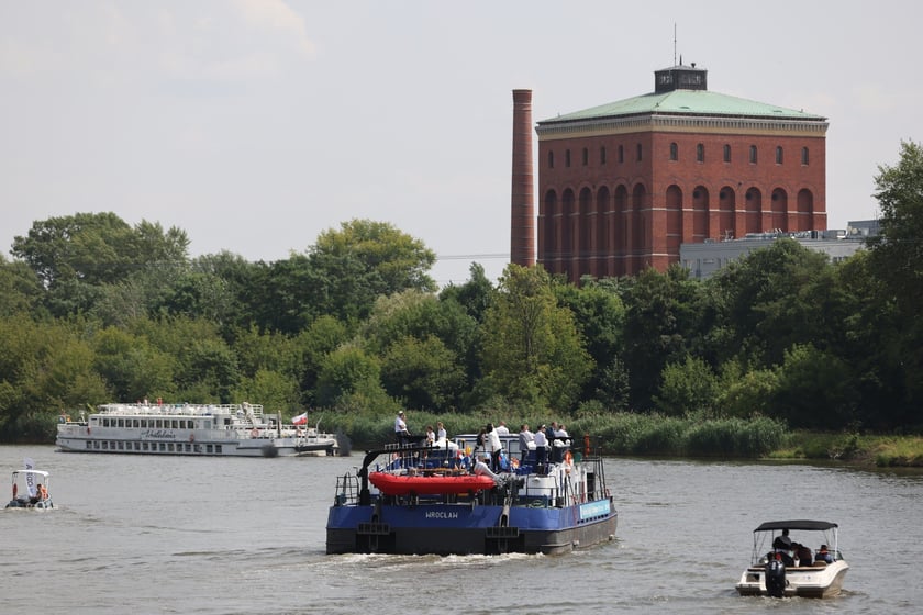 Parada statków na Dniu Marynarza Rzecznego, 30 czerwca 2024