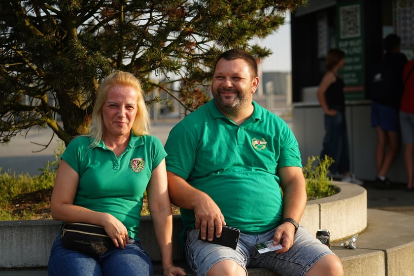 Kibice w drodze na mecz