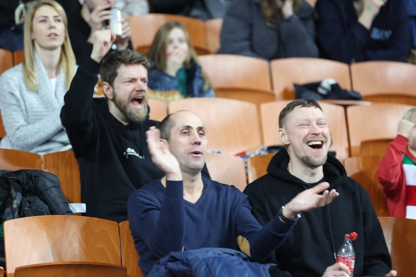 Meczu koszykówki w Hali Stulecia: Śląsk Wrocław - Legia Warszawa