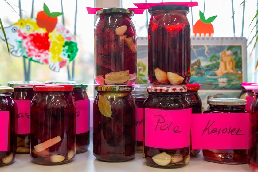 Na zdjęciu: kiszone buraki