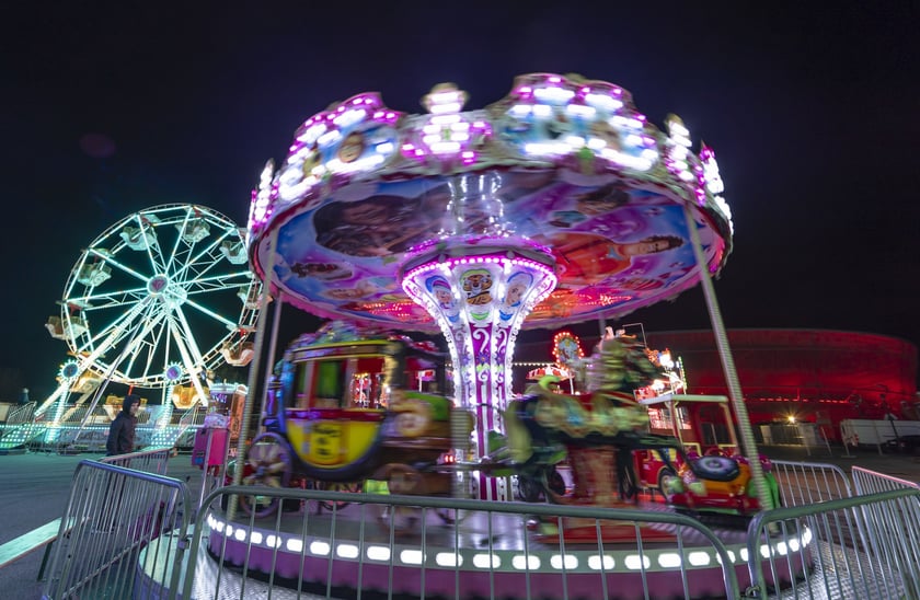 Wesołe miasteczko przy Tarczyński Arena Wrocław