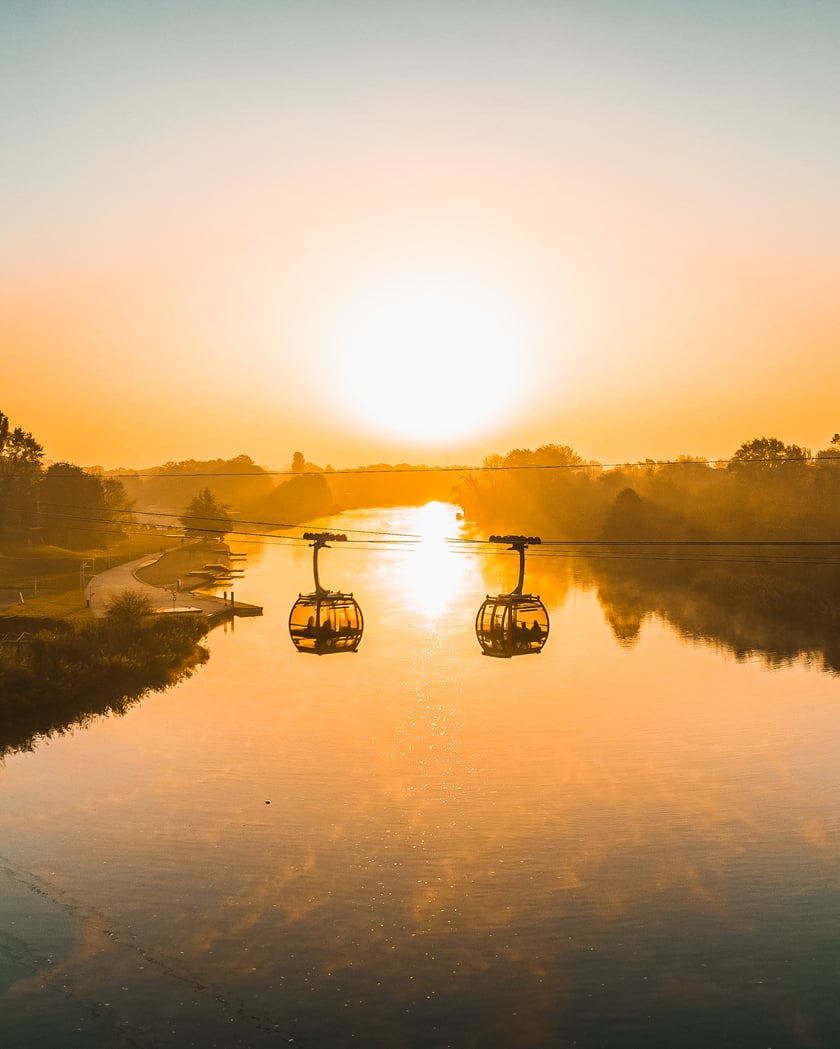 Na zdjęciu Wrocław - zdjęcie z drona. Polinka