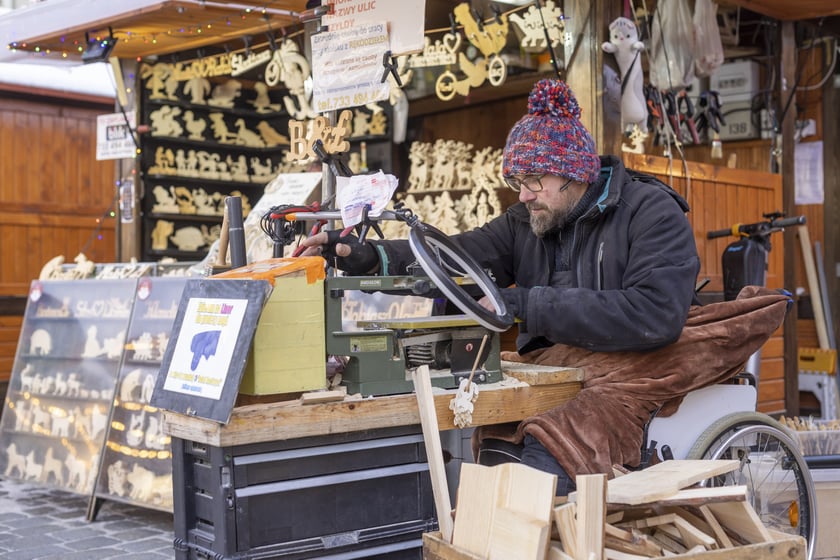 Rafał Nachtygal na Jarmarku Bożonarodzeniowym we Wrocławiu