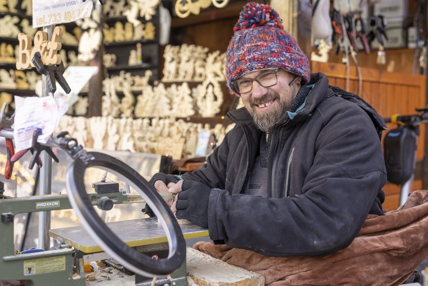 Rafał Nachtygal na Jarmarku Bożonarodzeniowym we Wrocławiu
