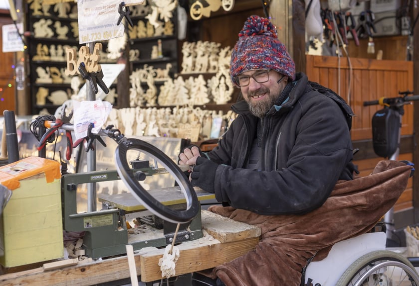 Rafał Nachtygal na Jarmarku Bożonarodzeniowym we Wrocławiu