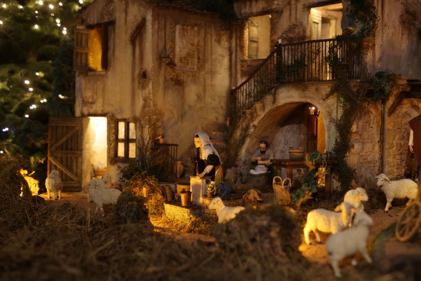 Szopka betlejemska w katedrze na Ostrowie Tumskim