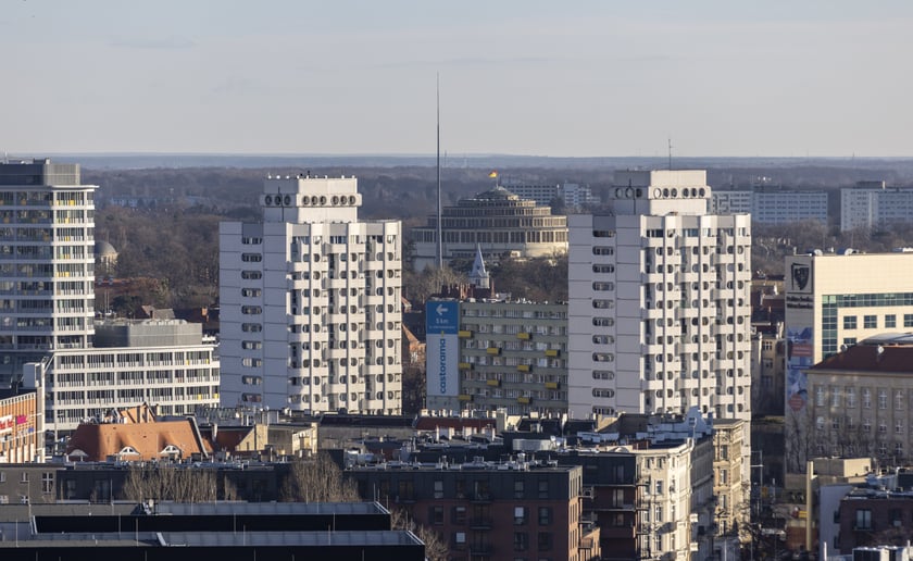 Na zdjęciu panorama Wrocławia widziana z tarasu na wieży katedry na Ostrowie Tumskim