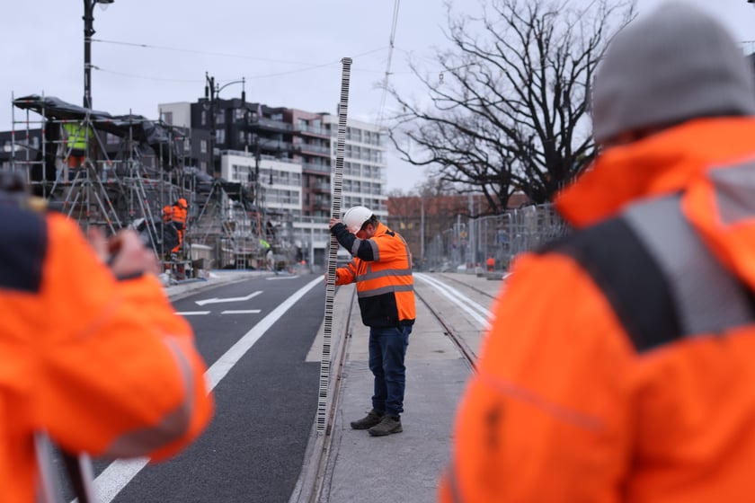 Próba obciążenia na mostach Pomorskich - 10 stycznia 2023