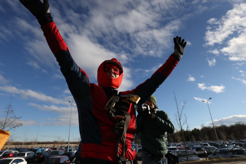 Akcja "Alpiniści dla WOŚP" w Dolnośląskim Szpitalu Specjalistycznym im. T. Marciniaka we Wrocławiu