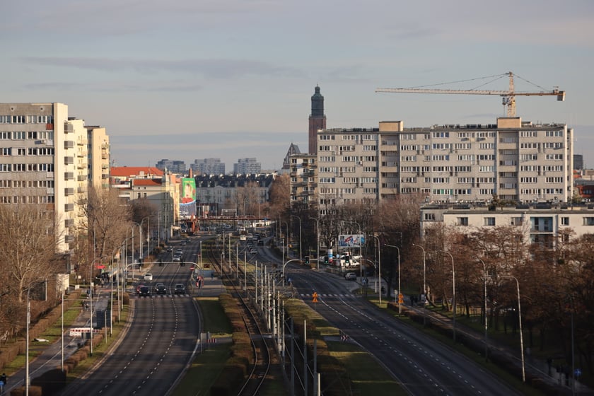 Okolice ulicy Legnickiej, placu Jana Pawła II i placu Strzegomskiego - styczeń 2023