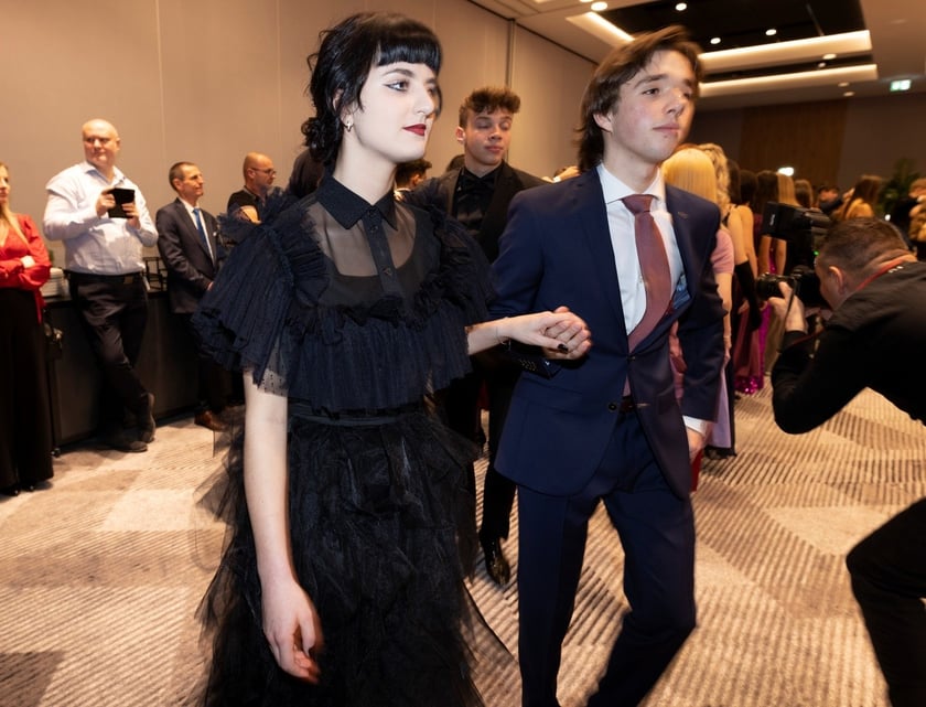 Studniówka XIV LO we Wrocławiu, 21 stycznia 2023 r., Hotel Q Plus na Bielanach Wrocławskich