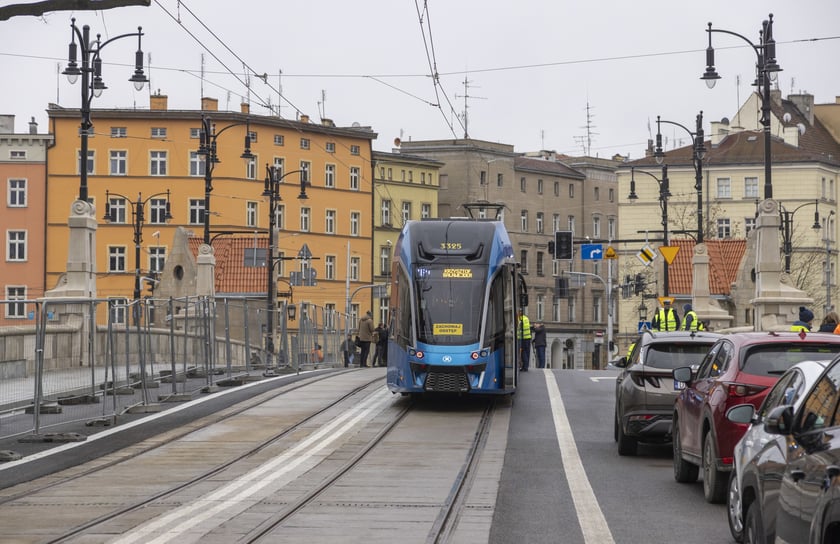 Dzień jazdy próbnej tramwajem na mostach Pomorskich