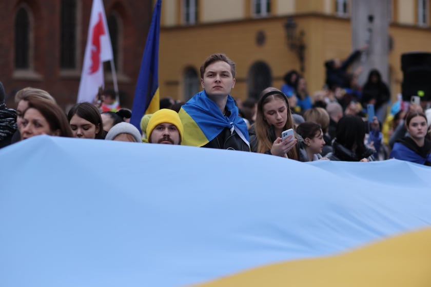 Wrocławskie uroczystości w rocznicę bohaterskiego oporu Ukraińców przeciwko rosyjskiej inwazji