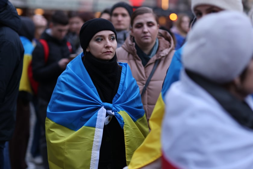 Wrocławskie uroczystości w rocznicę bohaterskiego oporu Ukraińców przeciwko rosyjskiej inwazji
