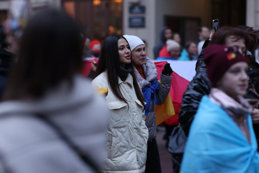 Wrocławskie uroczystości w rocznicę bohaterskiego oporu Ukraińców przeciwko rosyjskiej inwazji