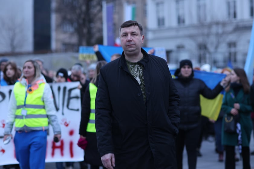 Wrocławskie uroczystości w rocznicę bohaterskiego oporu Ukraińców przeciwko rosyjskiej inwazji