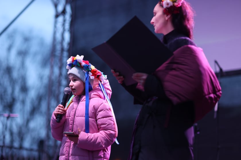 Wrocławskie uroczystości w rocznicę bohaterskiego oporu Ukraińców przeciwko rosyjskiej inwazji