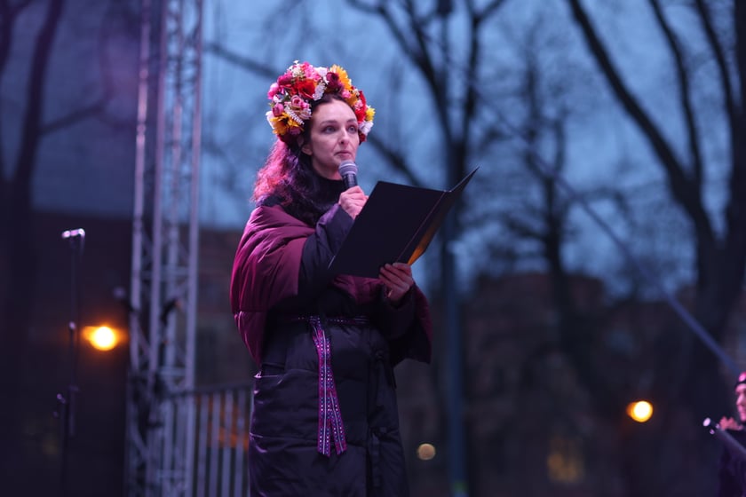 Wrocławskie uroczystości w rocznicę bohaterskiego oporu Ukraińców przeciwko rosyjskiej inwazji