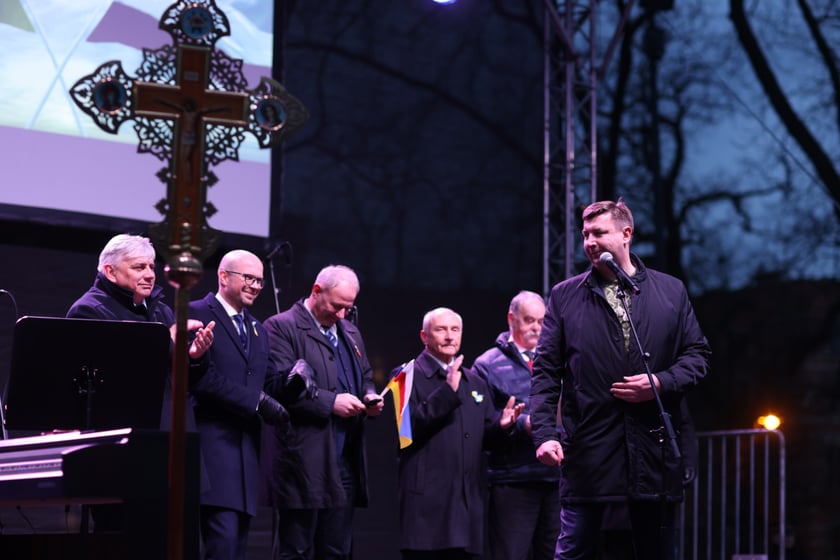 Wrocławskie uroczystości w rocznicę bohaterskiego oporu Ukraińców przeciwko rosyjskiej inwazji