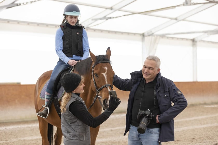Wiktor Rzeżuchowski, fotograf, instruktor jazdy konnej