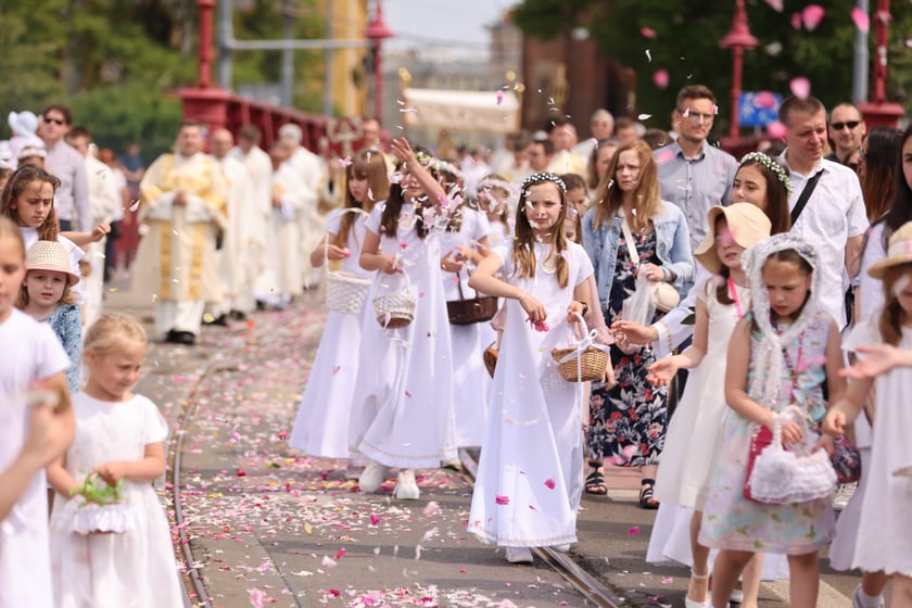 Procesja Bożego Ciała 2023 we Wrocławiu